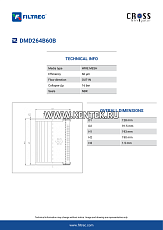 гидравлический фильтроэлемент FILTREC DMD264B60B FILTREC  - фото, характеристики, описание.