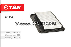 Фильтр воздушный TSN 9.1.998 TSN  - фото, характеристики, описание.
