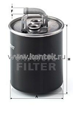 топливный фильтр MANN-FILTER WK842/17 MANN-FILTER  - фото, характеристики, описание.