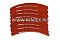 Накладки торм. компл. (1 рем.) (с заклеп.) WVA 19496 (M2194961) MARSHALL