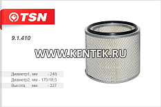Фильтр воздушный TSN 9.1.410 TSN  - фото, характеристики, описание.