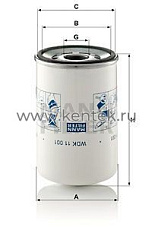 топливный фильтр высокого давления MANN-FILTER WDK11001 MANN-FILTER  - фото, характеристики, описание.