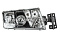 Фара левая ручная регулировка квадратный разъем VOLVO (773-1125L-LD-EN) DEPO
