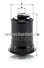 топливный фильтр MANN-FILTER WK614/10 MANN-FILTER  - фото, характеристики, описание.