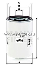 гидравлический фильтр MANN-FILTER W10008 MANN-FILTER  - фото, характеристики, описание.
