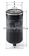топливный фильтр высокого давления MANN-FILTER WDK724/1 MANN-FILTER  - фото, характеристики, описание.