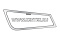 Рамка противотуманной фары серый пластик прав VOLVO о.н.21078545 (M3141260) MARSHALL