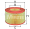 Фильтр воздушный M-FILTER A277