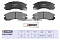 Торм. колодки дисковые передн. Mitsubishi L200 II, III 92- / Outlander II, III 06- / Pajero I-III 83- (M2621363) MARSHALL