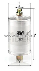 топливный фильтр MANN-FILTER WK726 MANN-FILTER  - фото, характеристики, описание.