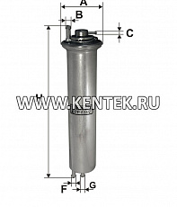 топливный фильтр коробочного типа FILTRON PP832/2 FILTRON  - фото, характеристики, описание.