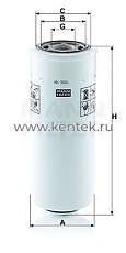 гидравлический фильтр высокого давления MANN-FILTER WH9001 MANN-FILTER  - фото, характеристики, описание.