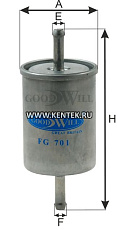 Фильтр топливный GOODWILL FG 701 GOODWILL  - фото, характеристики, описание.