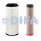 КОМПЛЕКТ ФИЛЬТРУЮЩИЙ ЭЛЕМЕНТ ОЧИСТКИ ВОЗДУХА DIFA 43125 + DIFA 43125-01