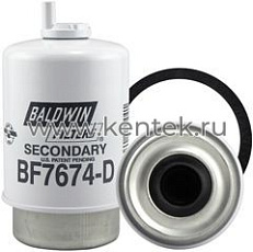 топливный фильтр влагоотделитель вторичный Baldwin BF7674-D Baldwin  - фото, характеристики, описание.