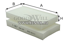 Фильтр салона GOODWILL AG 540 2K CF GOODWILL  - фото, характеристики, описание.