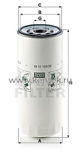 масляный фильтр MANN-FILTER W11102/36 MANN-FILTER  - фото, характеристики, описание.