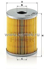 топливный фильтроэлемент MANN-FILTER P810X MANN-FILTER  - фото, характеристики, описание.