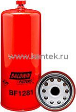 топливный фильтр, Spin-on (накручивающийся) / Drain Baldwin BF1281 Baldwin  - фото, характеристики, описание.