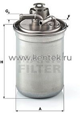 топливный фильтр MANN-FILTER WK823/3X MANN-FILTER  - фото, характеристики, описание.