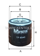 Фильтр масляный M-FILTER TF6540 M-FILTER  - фото, характеристики, описание.