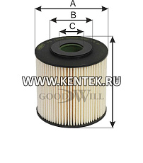 Фильтр топливный GOODWILL FG 1084 GOODWILL  - фото, характеристики, описание.