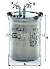 топливный фильтр MANN-FILTER WK8029 MANN-FILTER  - фото, характеристики, описание.