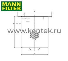 сепаратор воздух-масло MANN-FILTER LE13006 MANN-FILTER  - фото, характеристики, описание.