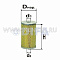 ФИЛЬТРУЮЩИЙ ЭЛЕМЕНТ ОЧИСТКИ ТОПЛИВА DIFA 6305M DIFA 6305M