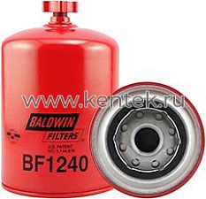 Топливный сепаратор spin-on со сливом Baldwin BF1240 Baldwin  - фото, характеристики, описание.