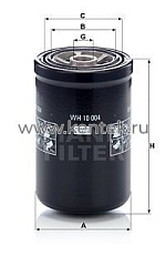 гидравлический фильтр высокого давления MANN-FILTER WH10004 MANN-FILTER  - фото, характеристики, описание.